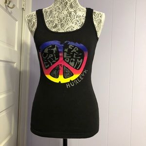 Hurley peace tank top